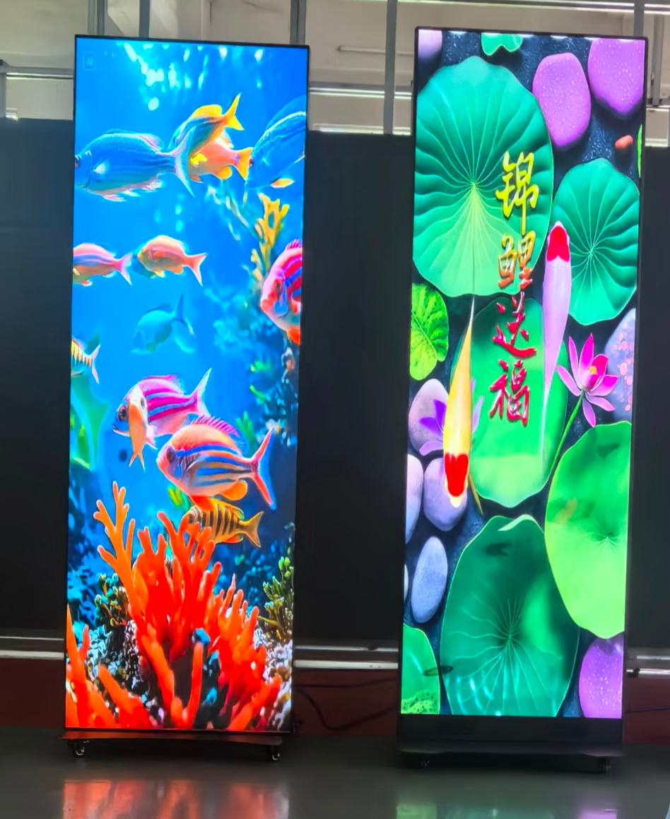 LED海报屏:让每一次展示自带吸引力(图1) LED海报屏:让每一次展示自带吸引力(图1)